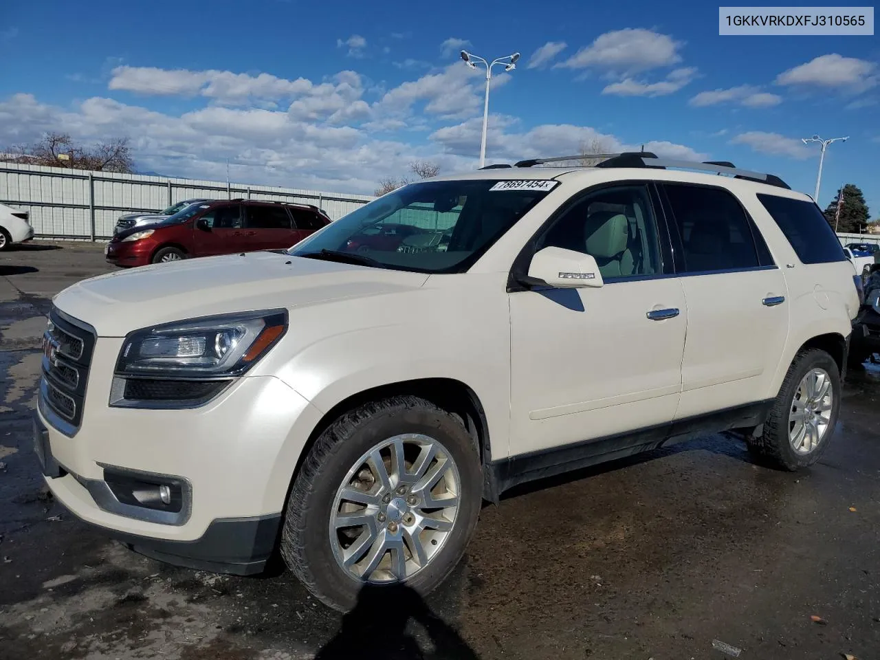 2015 GMC Acadia Slt-1 VIN: 1GKKVRKDXFJ310565 Lot: 78697454