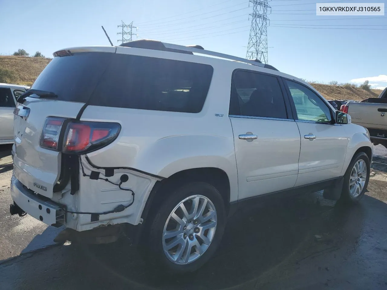 2015 GMC Acadia Slt-1 VIN: 1GKKVRKDXFJ310565 Lot: 78697454