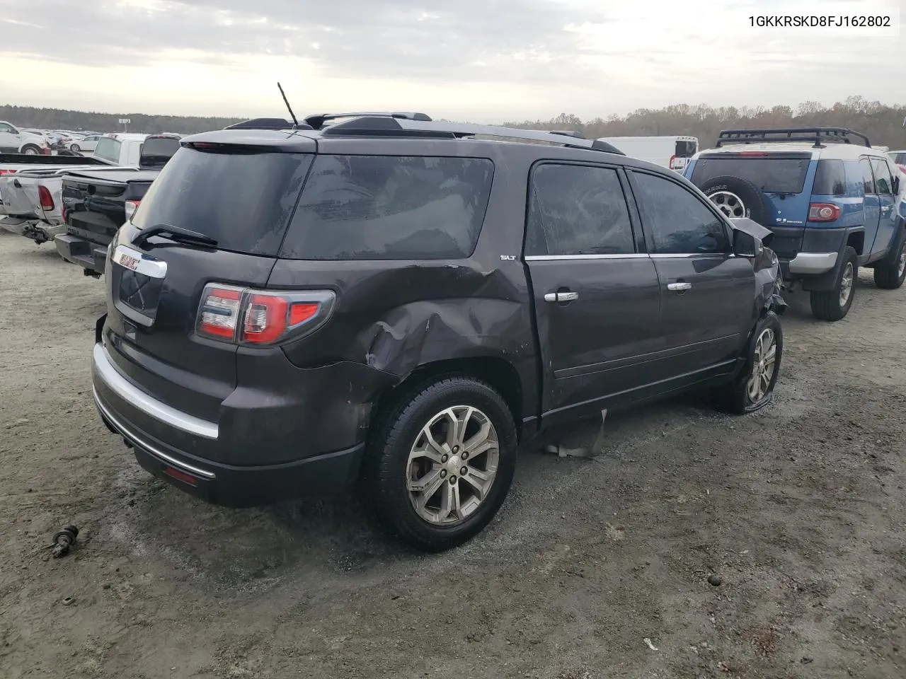 2015 GMC Acadia Slt-2 VIN: 1GKKRSKD8FJ162802 Lot: 78897564