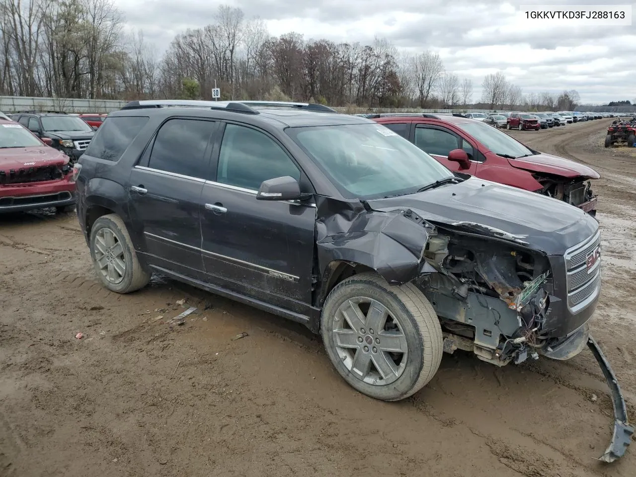 2015 GMC Acadia Denali VIN: 1GKKVTKD3FJ288163 Lot: 79007194