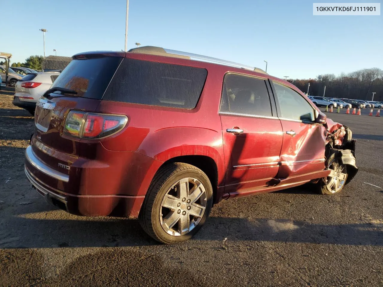 2015 GMC Acadia Denali VIN: 1GKKVTKD6FJ111901 Lot: 79834194