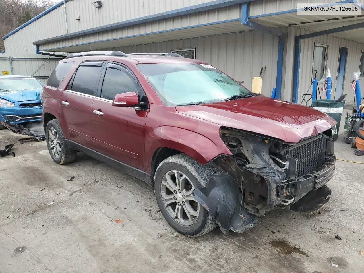 2015 GMC Acadia Slt-1 VIN: 1GKKVRKD7FJ126605 Lot: 80061834