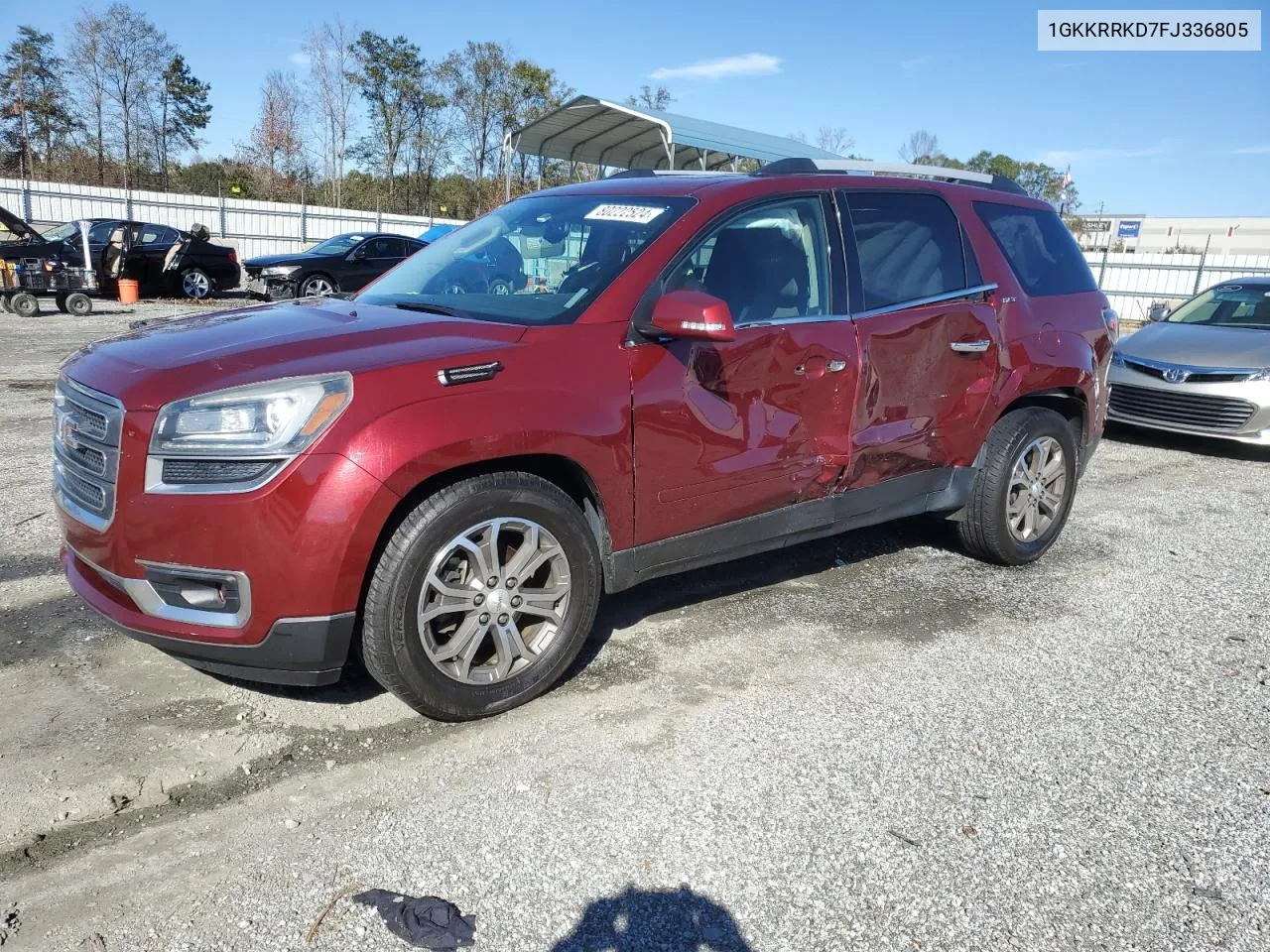 2015 GMC Acadia Slt-1 VIN: 1GKKRRKD7FJ336805 Lot: 80222524