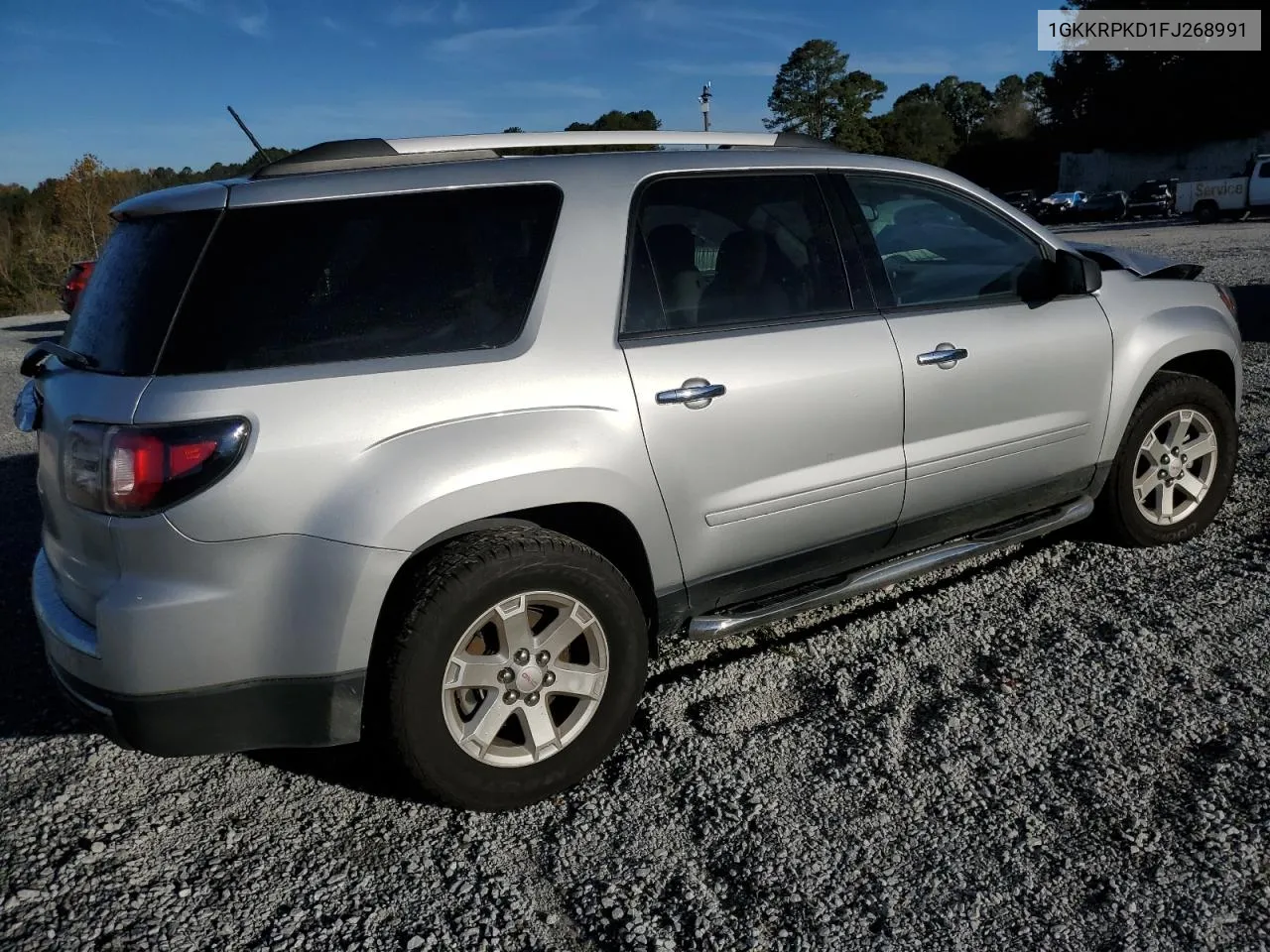 2015 GMC Acadia Sle VIN: 1GKKRPKD1FJ268991 Lot: 80430284