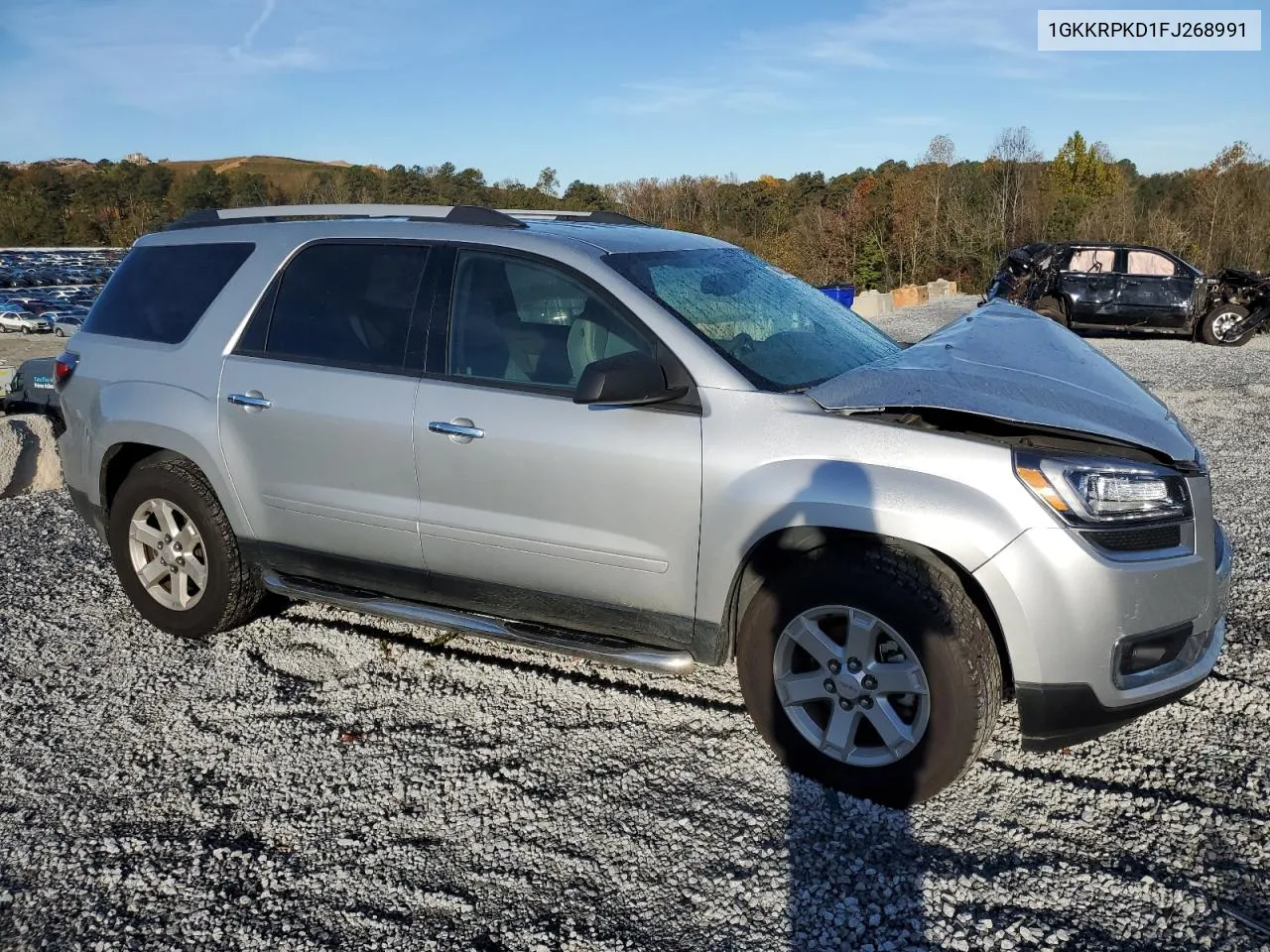 2015 GMC Acadia Sle VIN: 1GKKRPKD1FJ268991 Lot: 80430284