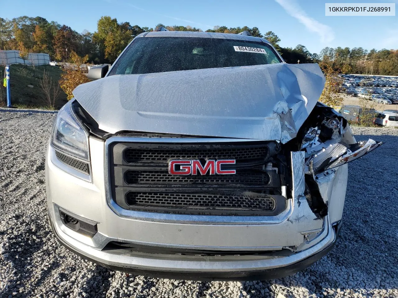 2015 GMC Acadia Sle VIN: 1GKKRPKD1FJ268991 Lot: 80430284