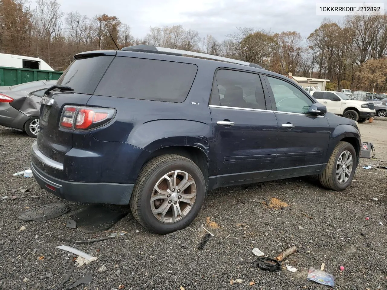 2015 GMC Acadia Slt-1 VIN: 1GKKRRKD0FJ212892 Lot: 80523504