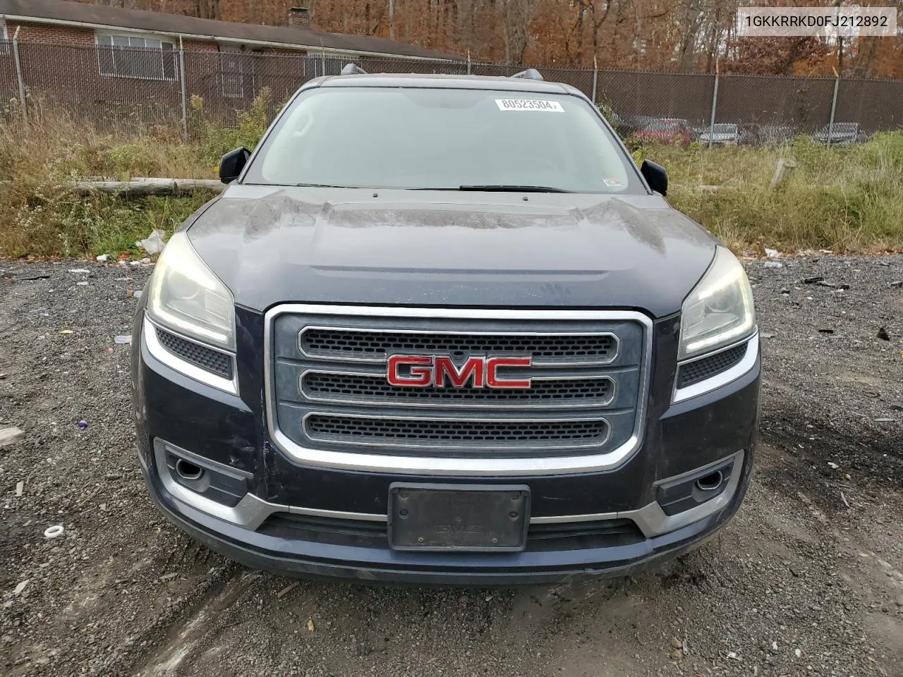 2015 GMC Acadia Slt-1 VIN: 1GKKRRKD0FJ212892 Lot: 80523504