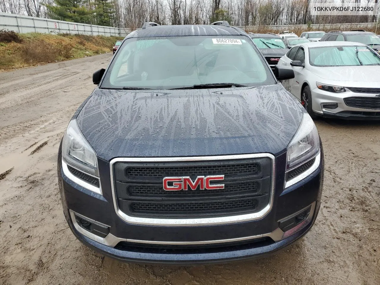 2015 GMC Acadia Sle VIN: 1GKKVPKD6FJ122680 Lot: 80627094