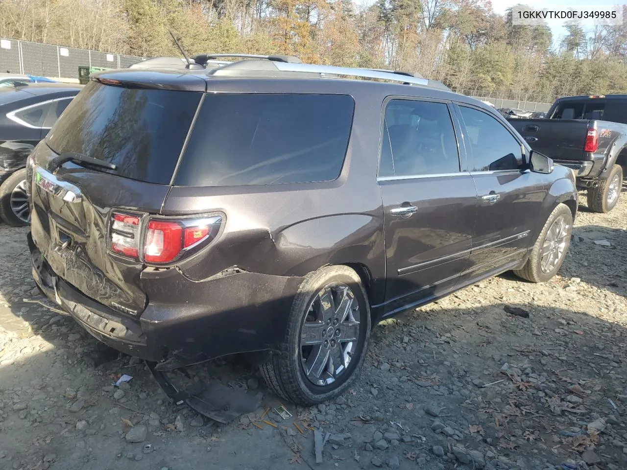 2015 GMC Acadia Denali VIN: 1GKKVTKD0FJ349985 Lot: 80757194