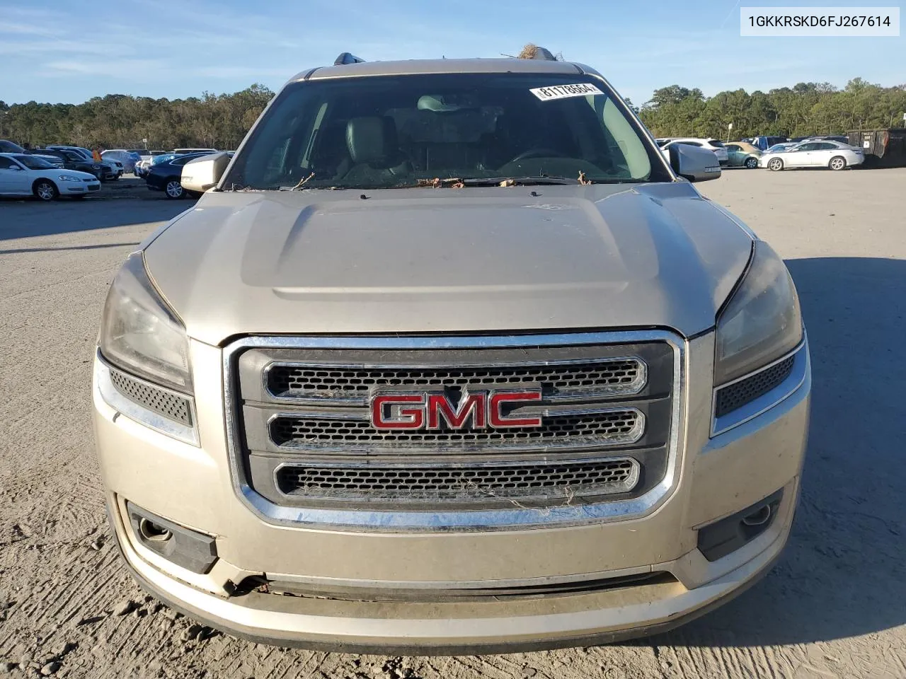 2015 GMC Acadia Slt-2 VIN: 1GKKRSKD6FJ267614 Lot: 81178664