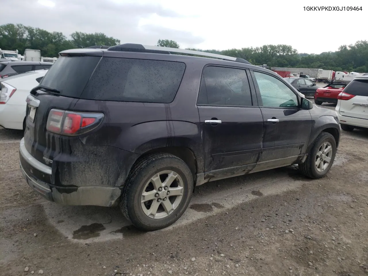 1GKKVPKDXGJ109464 2016 GMC Acadia Sle