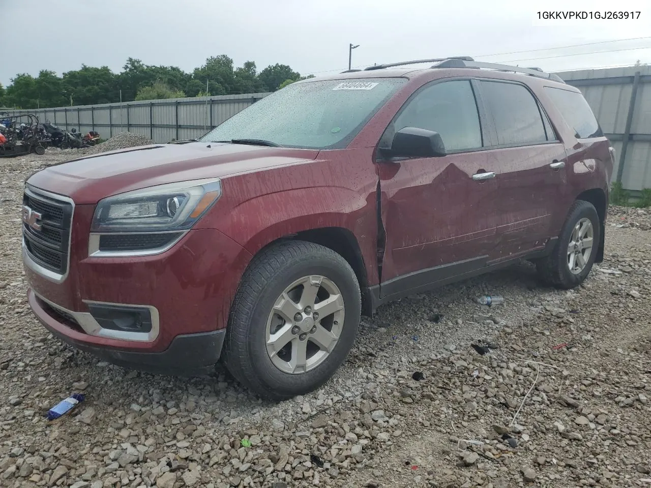 2016 GMC Acadia Sle VIN: 1GKKVPKD1GJ263917 Lot: 56404664