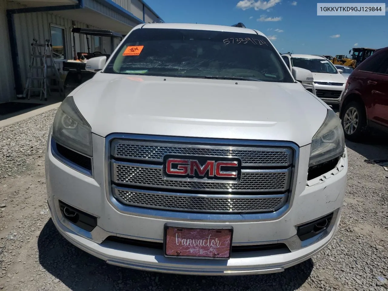 2016 GMC Acadia Denali VIN: 1GKKVTKD9GJ129844 Lot: 57339124