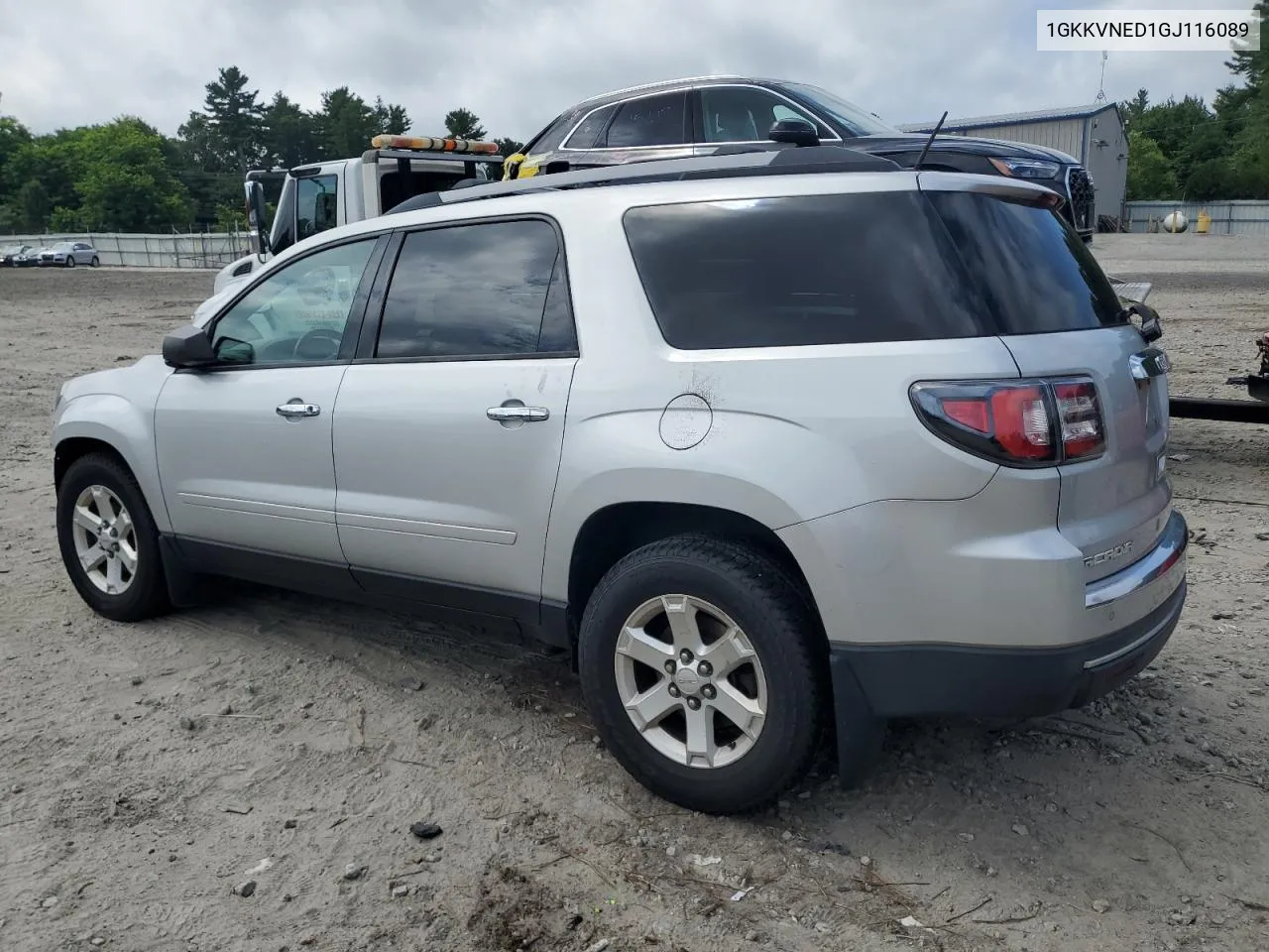 2016 GMC Acadia Sle VIN: 1GKKVNED1GJ116089 Lot: 61617014