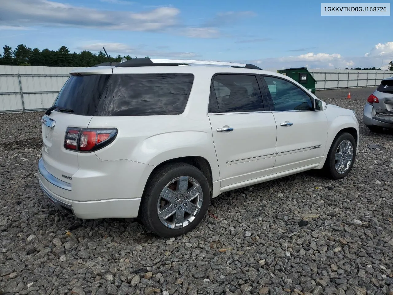 1GKKVTKD0GJ168726 2016 GMC Acadia Denali