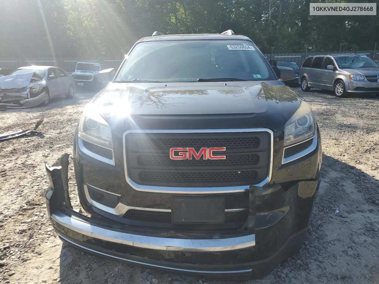 2016 GMC Acadia Sle VIN: 1GKKVNED4GJ278668 Lot: 63259654