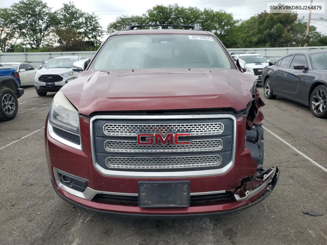 2016 GMC Acadia Slt-1 VIN: 1GKKVRKD8GJ264879 Lot: 64776024