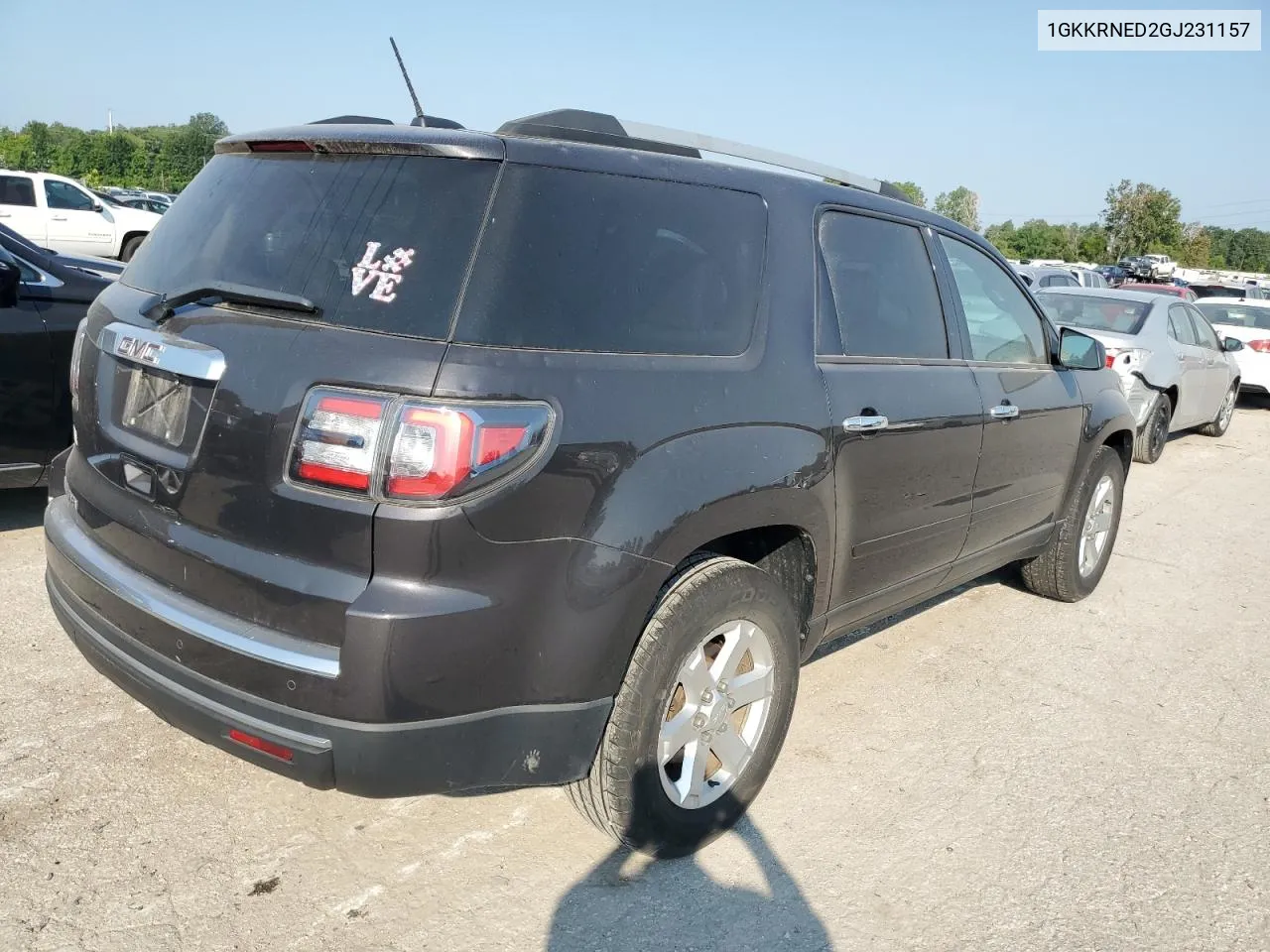 2016 GMC Acadia Sle VIN: 1GKKRNED2GJ231157 Lot: 65958844