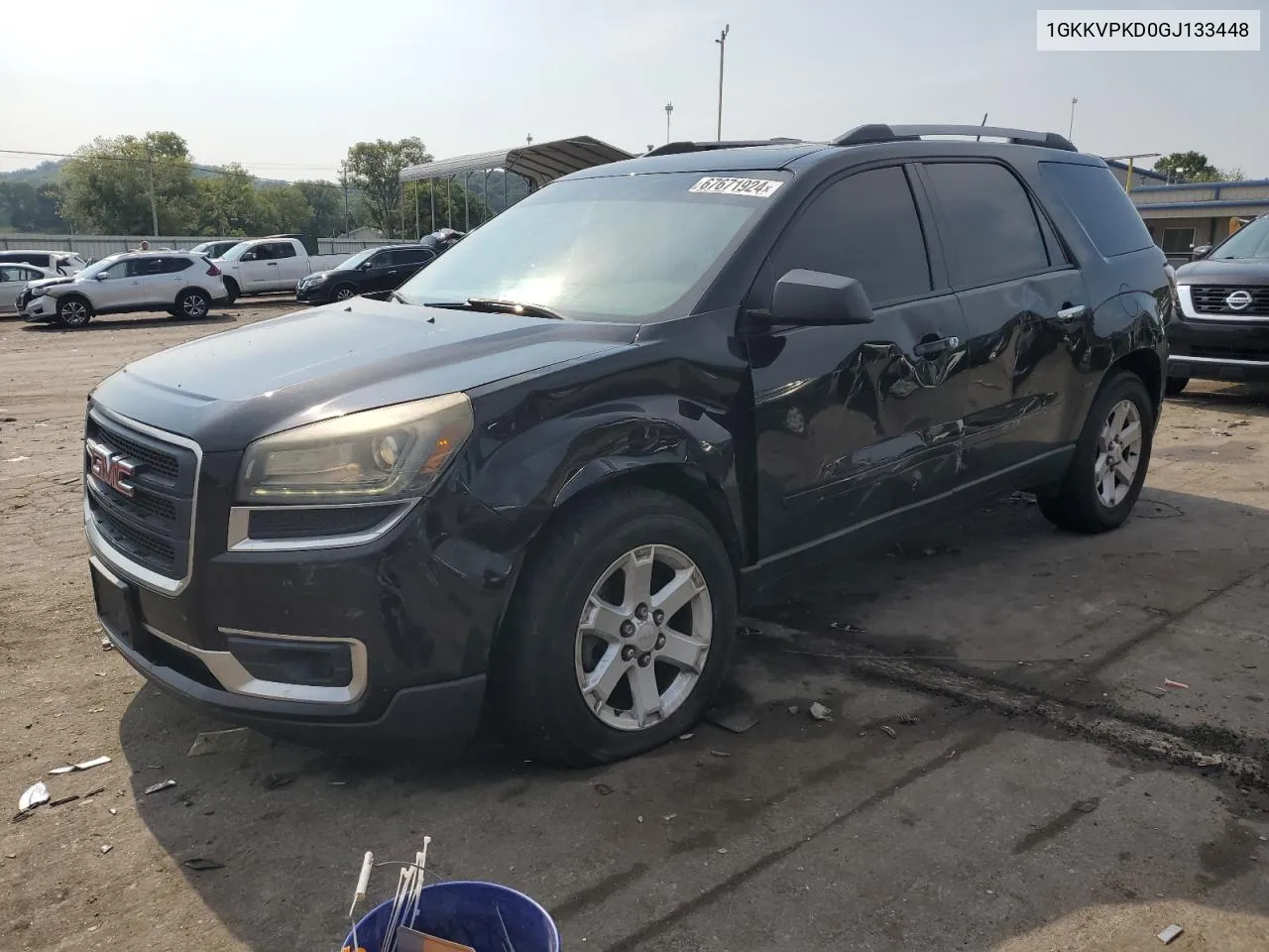 2016 GMC Acadia Sle VIN: 1GKKVPKD0GJ133448 Lot: 67671924