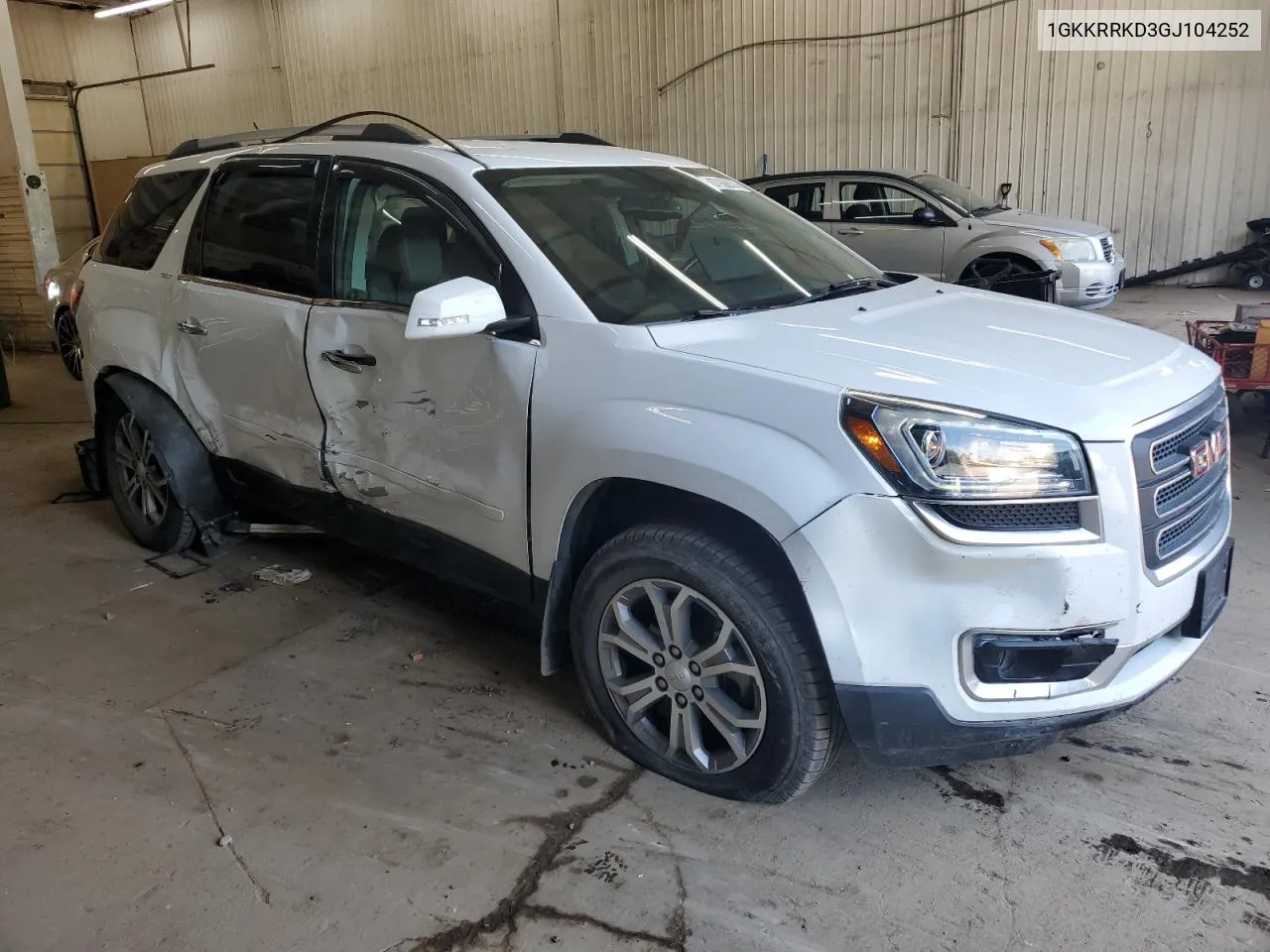 2016 GMC Acadia Slt-1 VIN: 1GKKRRKD3GJ104252 Lot: 67968574