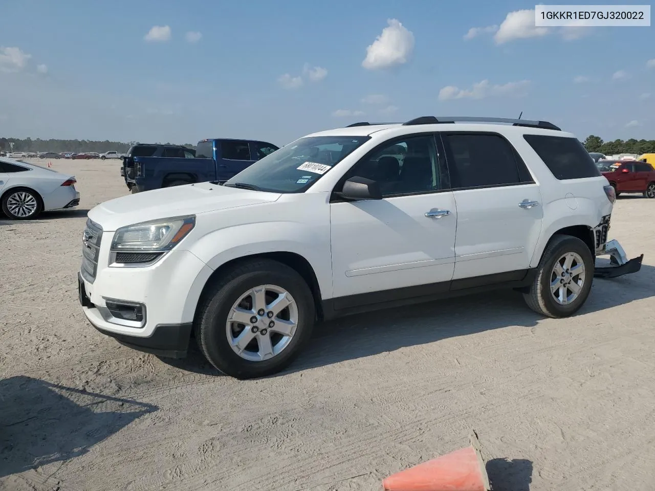 2016 GMC Acadia Sl VIN: 1GKKR1ED7GJ320022 Lot: 68010244