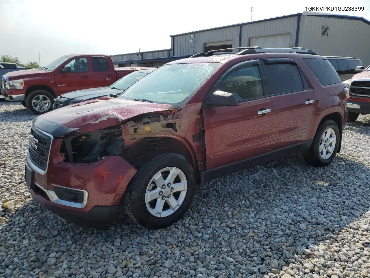 2016 GMC Acadia Sle VIN: 1GKKVPKD1GJ238399 Lot: 68080144