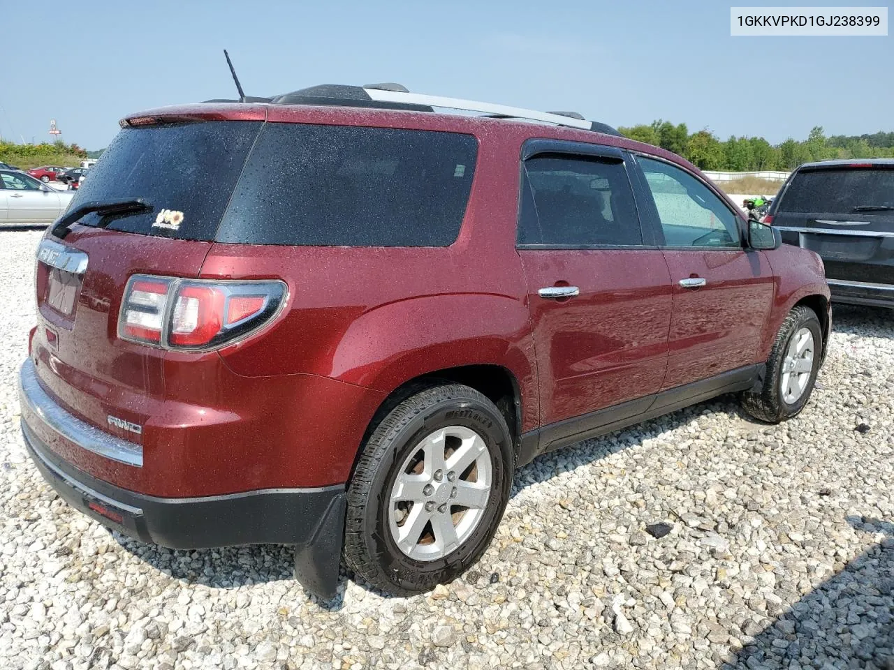 2016 GMC Acadia Sle VIN: 1GKKVPKD1GJ238399 Lot: 68080144