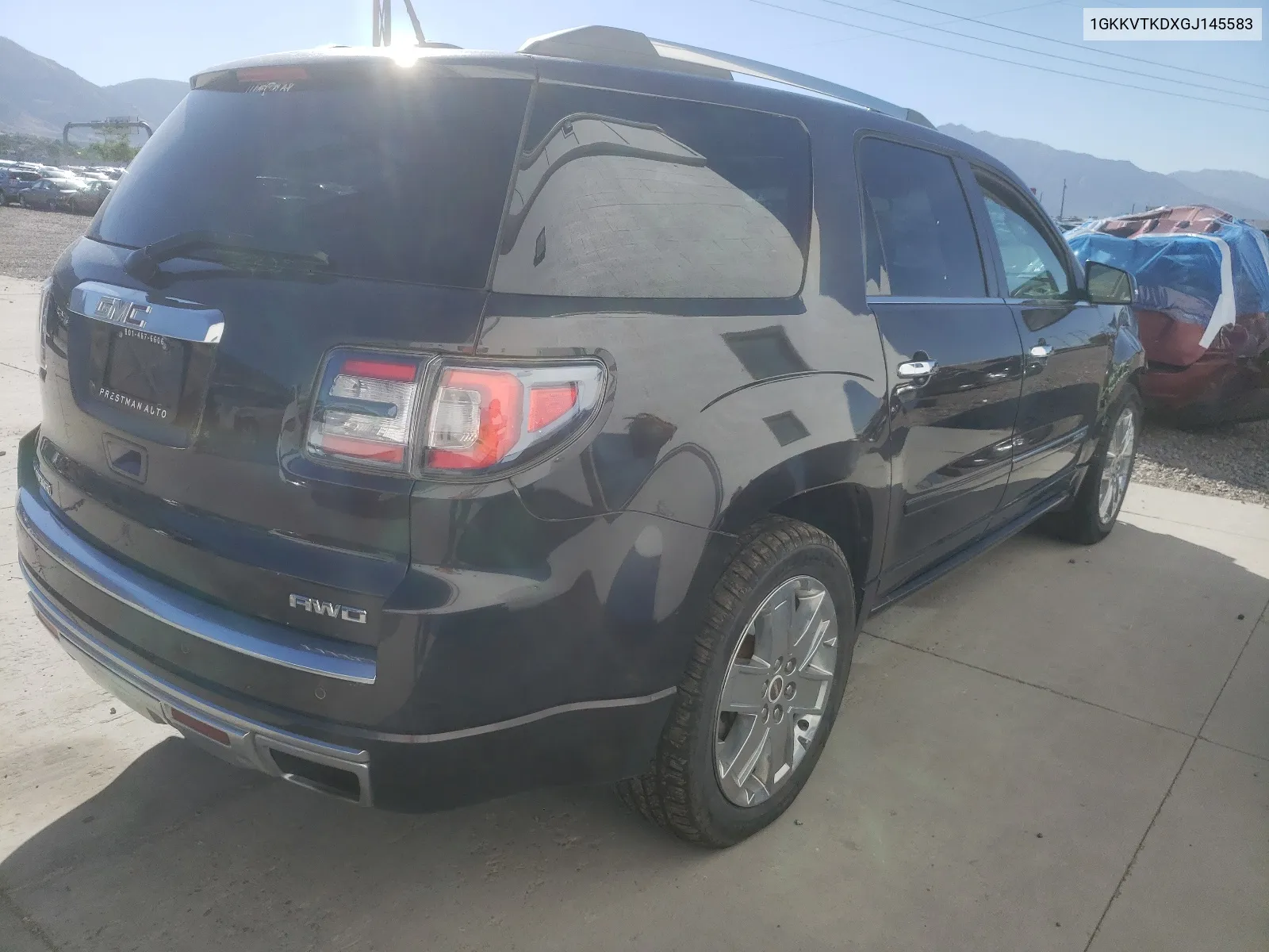 1GKKVTKDXGJ145583 2016 GMC Acadia Denali