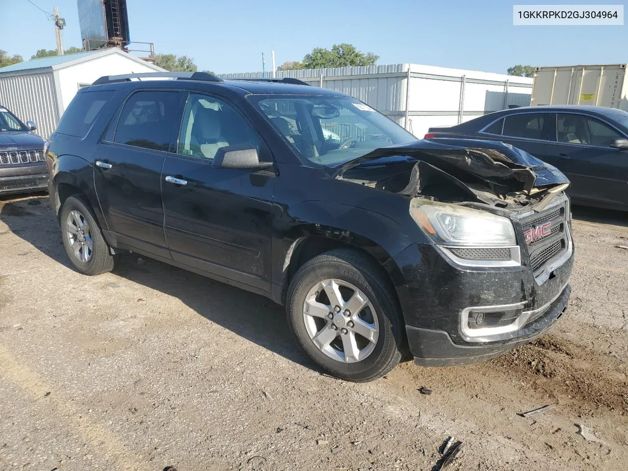 2016 GMC Acadia Sle VIN: 1GKKRPKD2GJ304964 Lot: 69011324