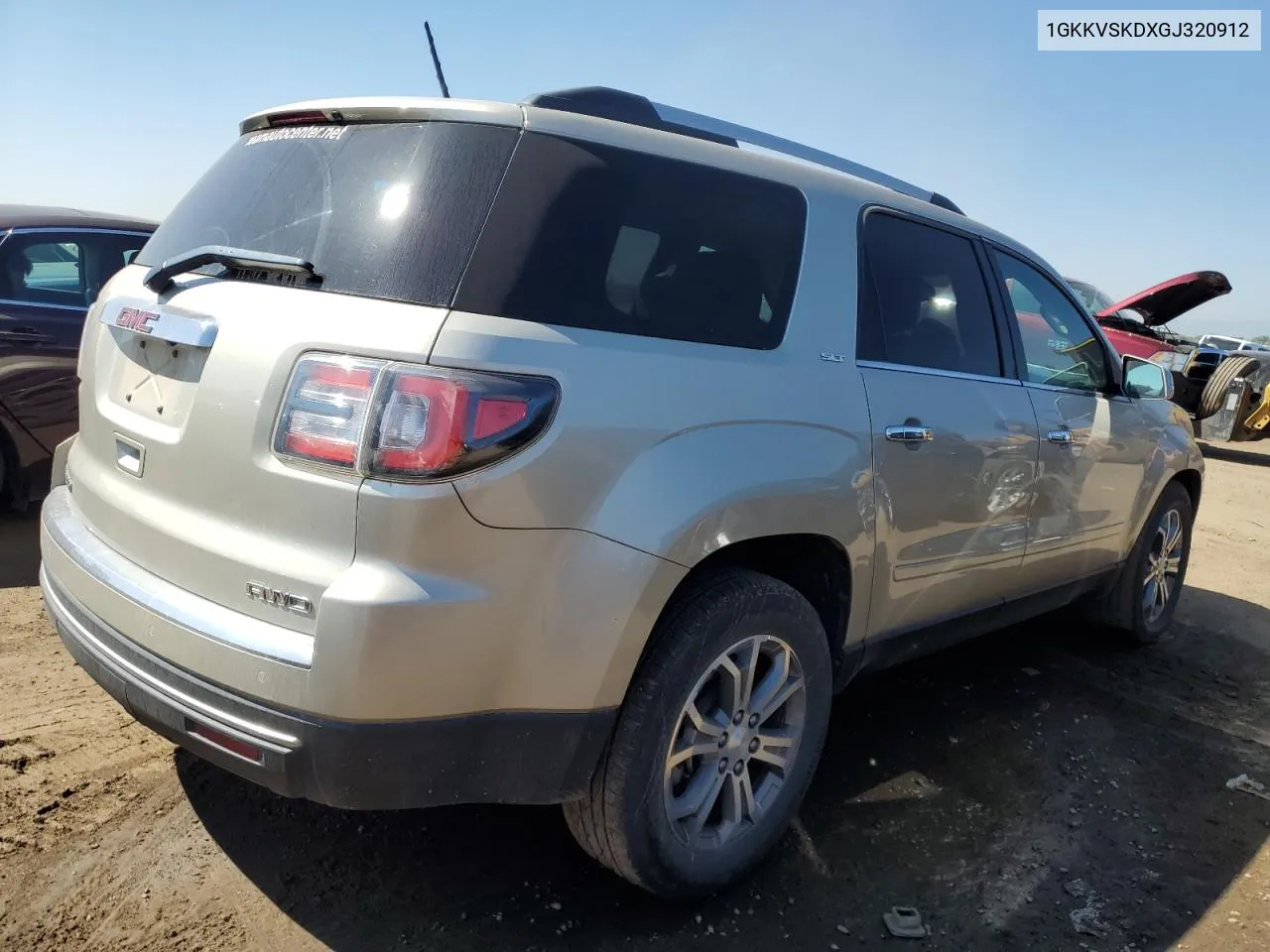 2016 GMC Acadia Slt-2 VIN: 1GKKVSKDXGJ320912 Lot: 70241924