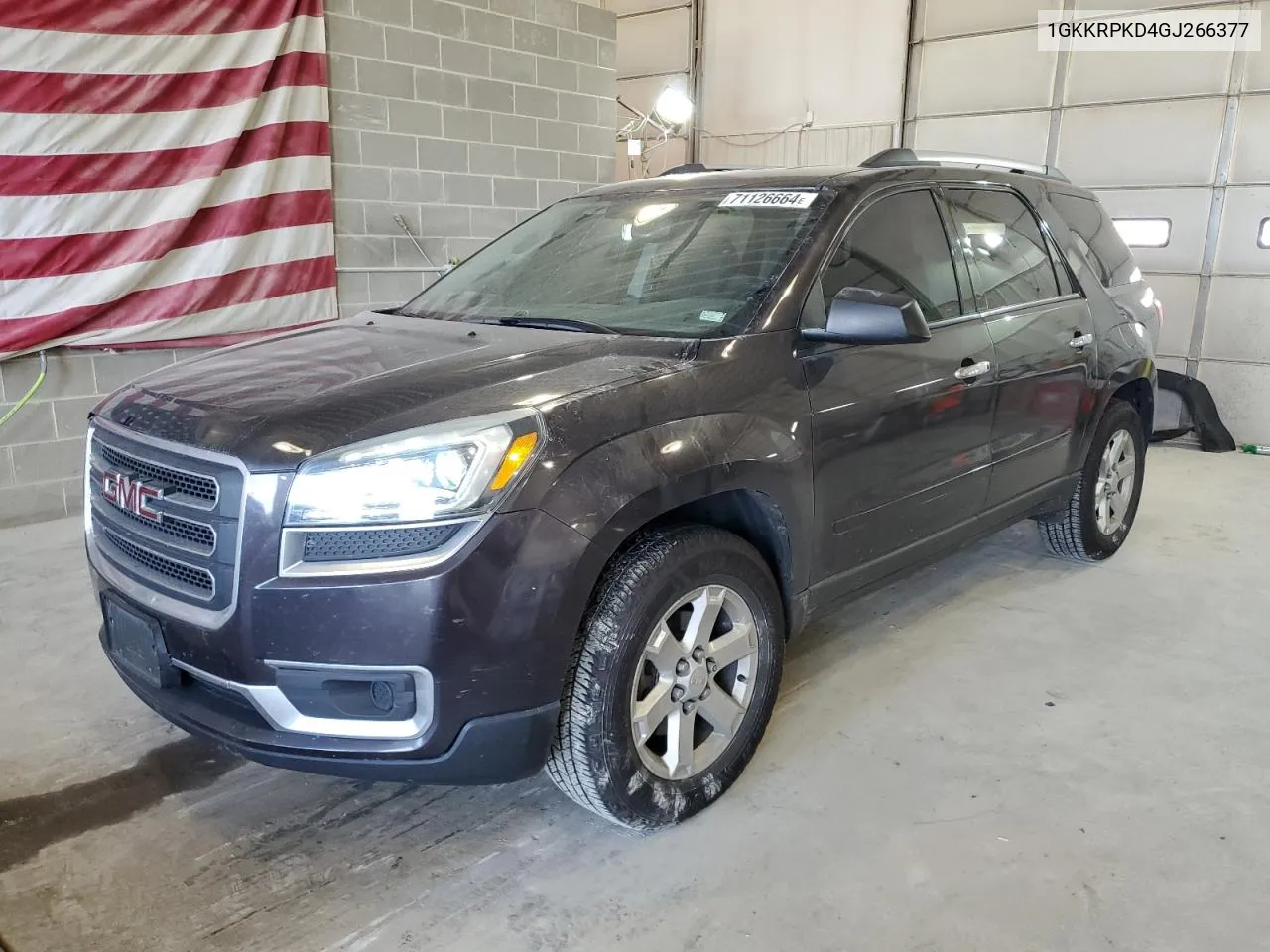 2016 GMC Acadia Sle VIN: 1GKKRPKD4GJ266377 Lot: 71126664