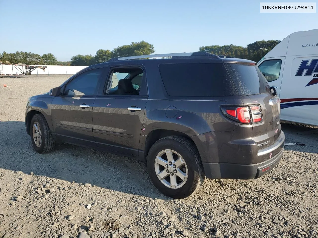 2016 GMC Acadia Sle VIN: 1GKKRNED8GJ294814 Lot: 71289544