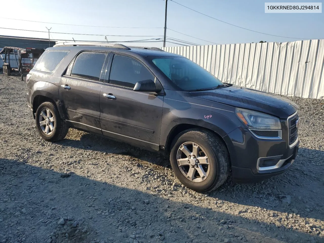 2016 GMC Acadia Sle VIN: 1GKKRNED8GJ294814 Lot: 71289544