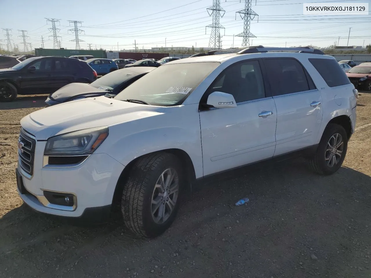 1GKKVRKDXGJ181129 2016 GMC Acadia Slt-1