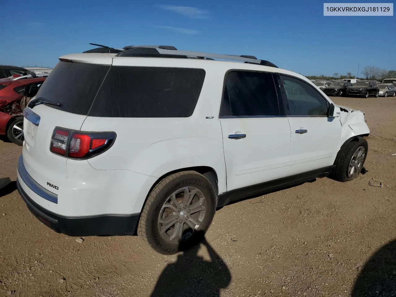 2016 GMC Acadia Slt-1 VIN: 1GKKVRKDXGJ181129 Lot: 71679074