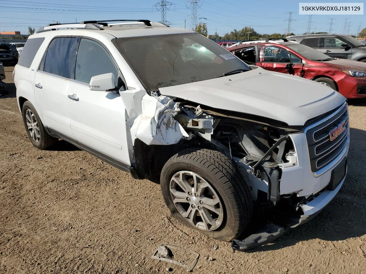 2016 GMC Acadia Slt-1 VIN: 1GKKVRKDXGJ181129 Lot: 71679074