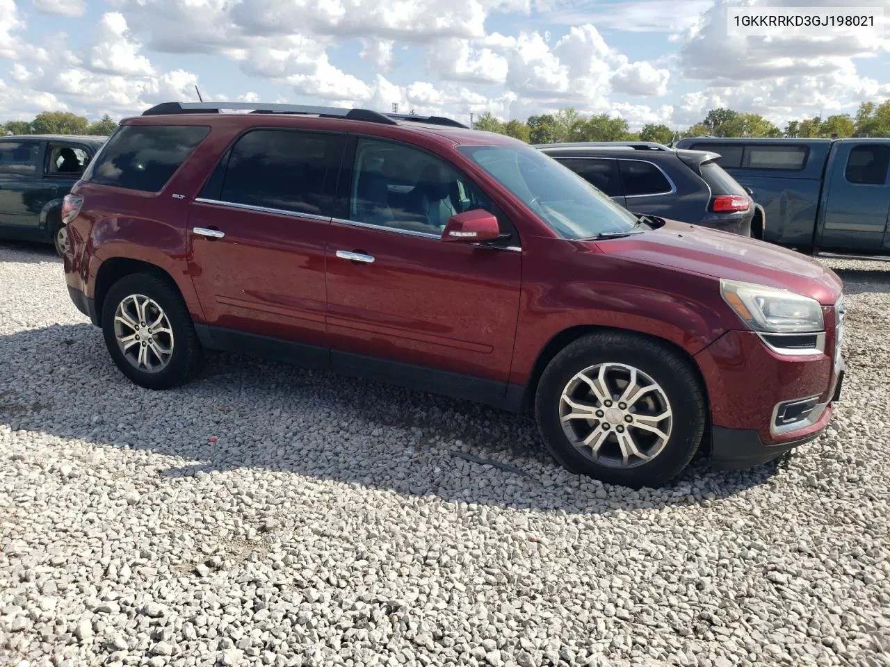 2016 GMC Acadia Slt-1 VIN: 1GKKRRKD3GJ198021 Lot: 71950404