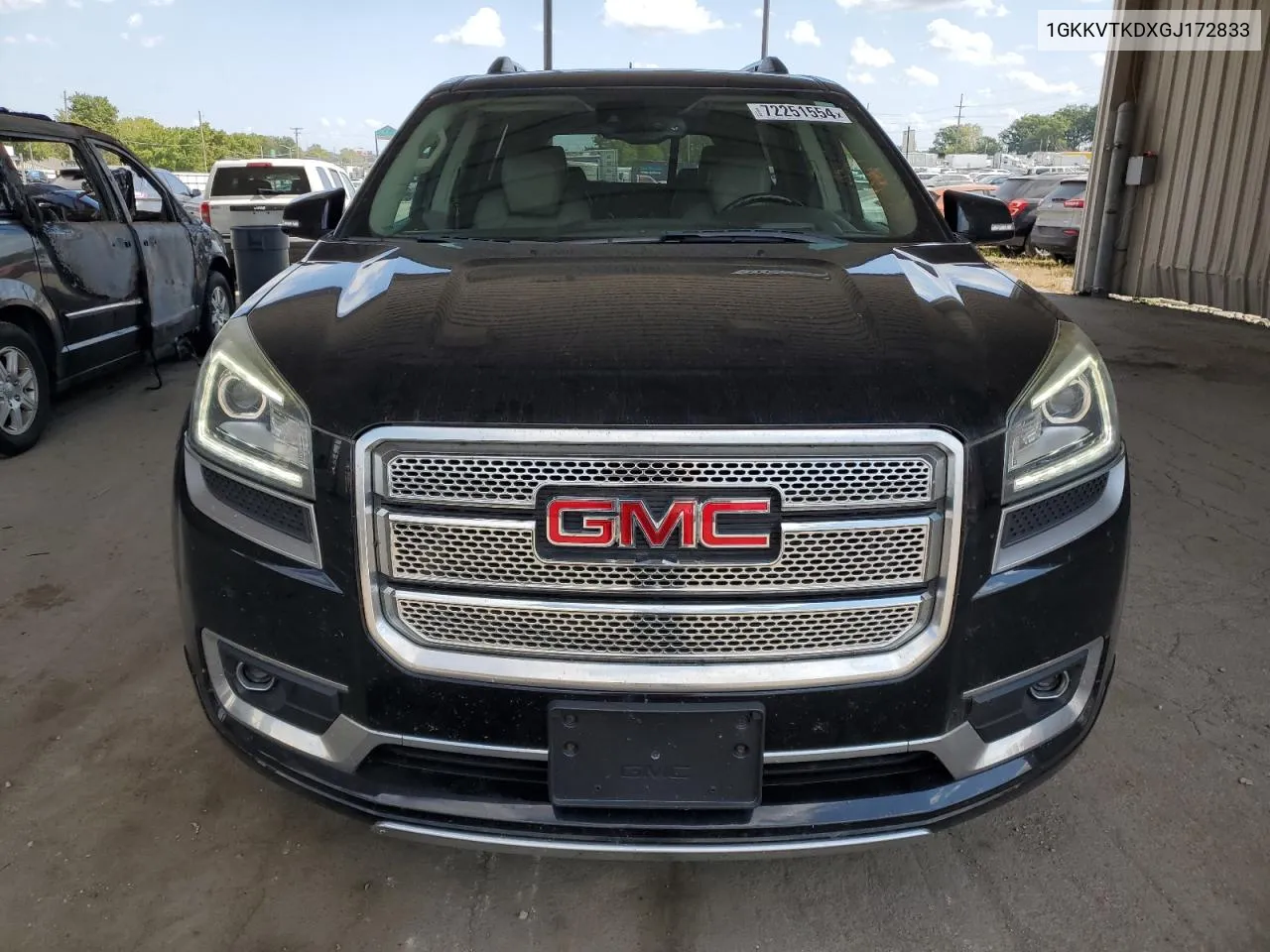 1GKKVTKDXGJ172833 2016 GMC Acadia Denali