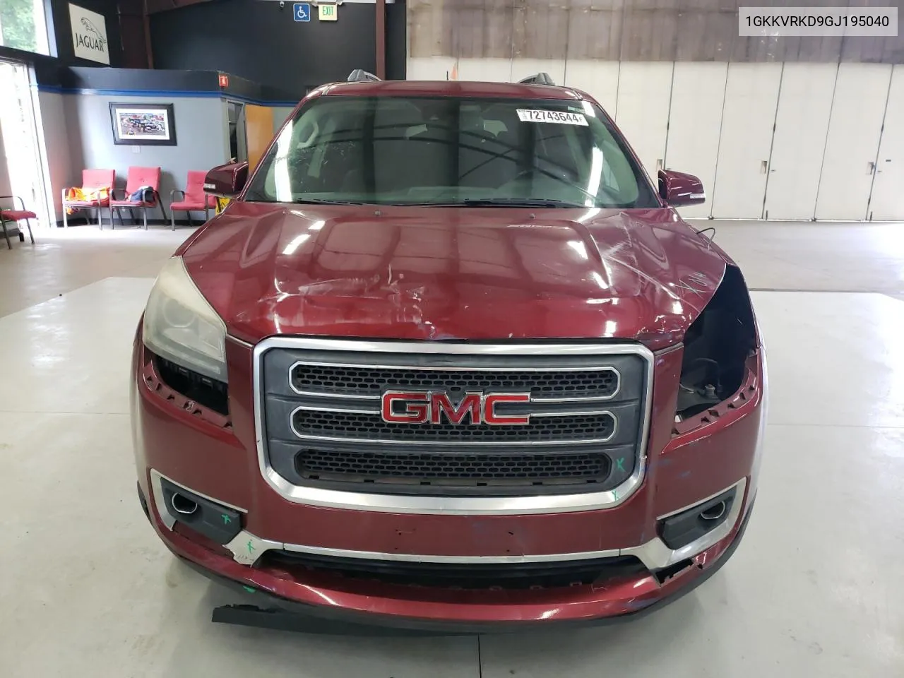 2016 GMC Acadia Slt-1 VIN: 1GKKVRKD9GJ195040 Lot: 72743644