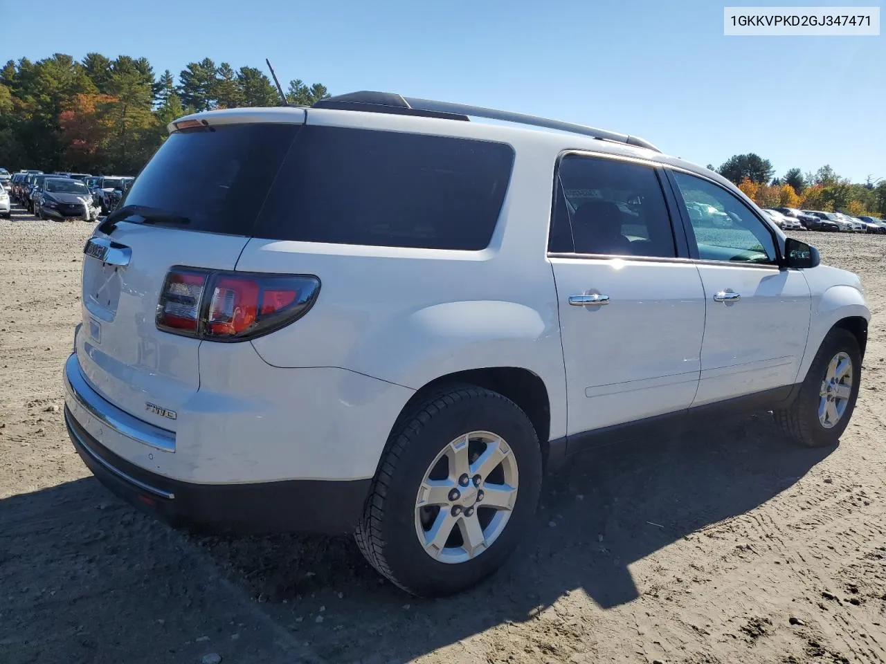 1GKKVPKD2GJ347471 2016 GMC Acadia Sle