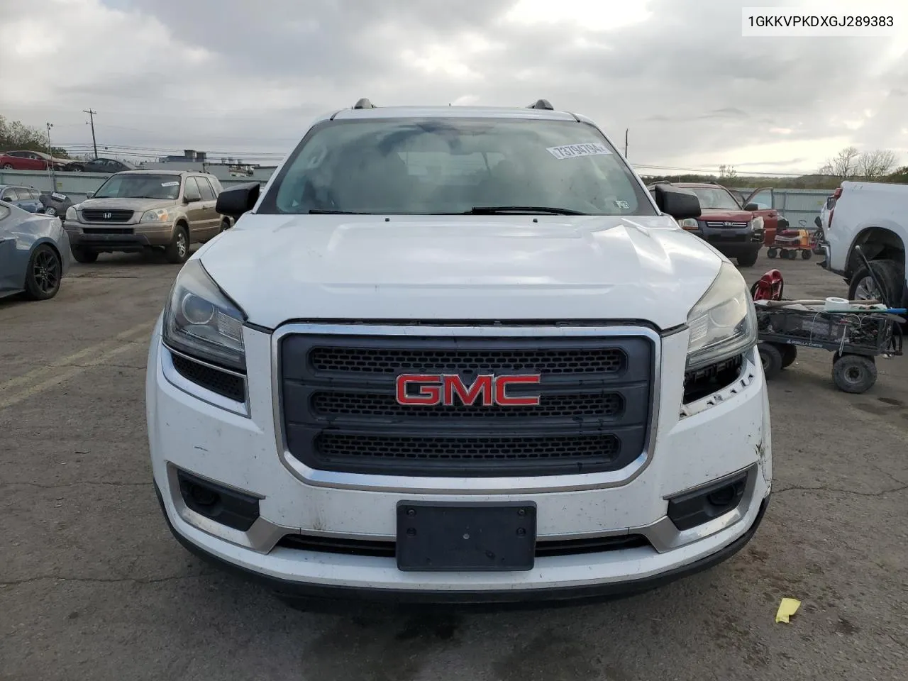 2016 GMC Acadia Sle VIN: 1GKKVPKDXGJ289383 Lot: 73794794