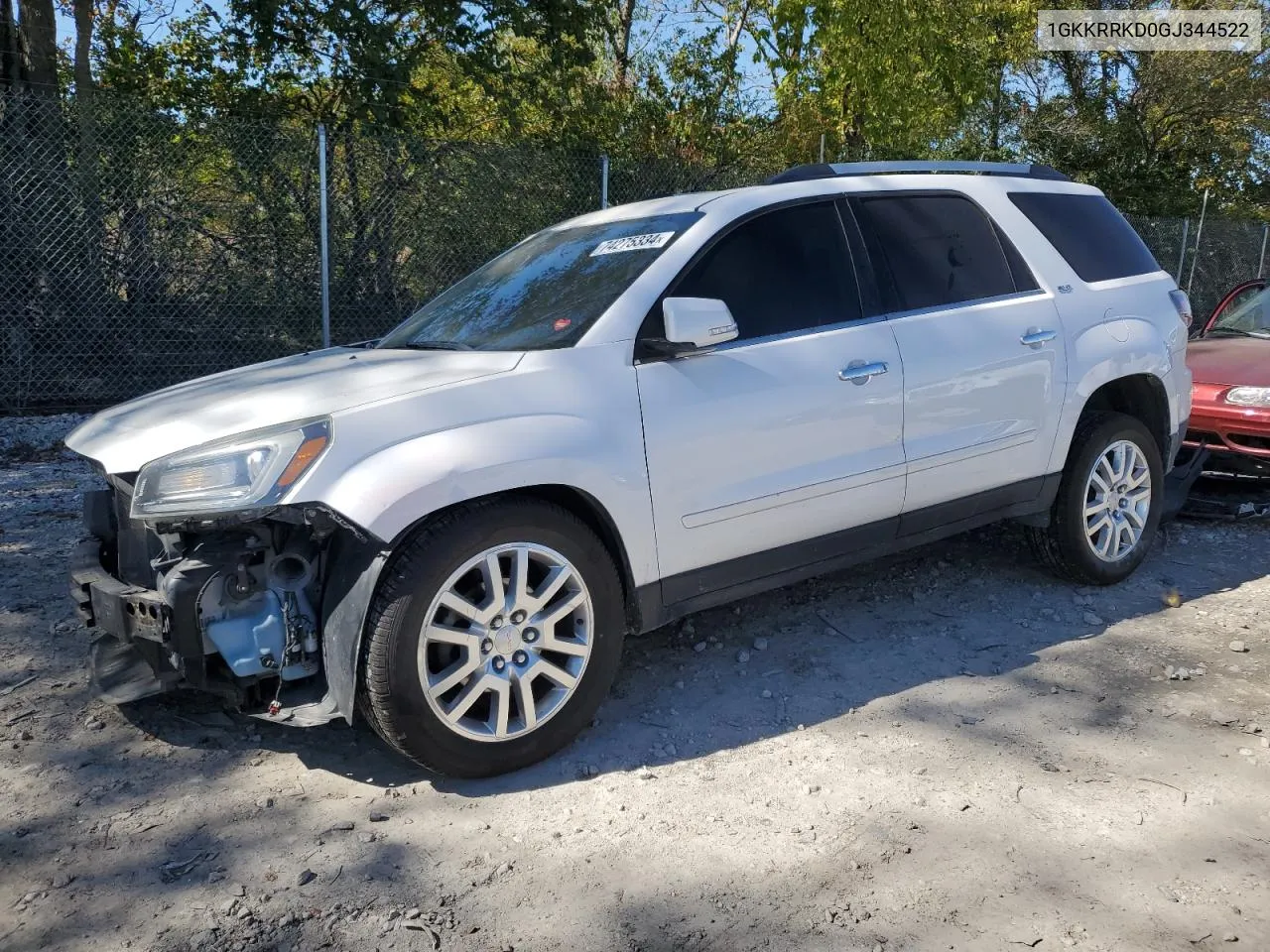 2016 GMC Acadia Slt-1 VIN: 1GKKRRKD0GJ344522 Lot: 74275334