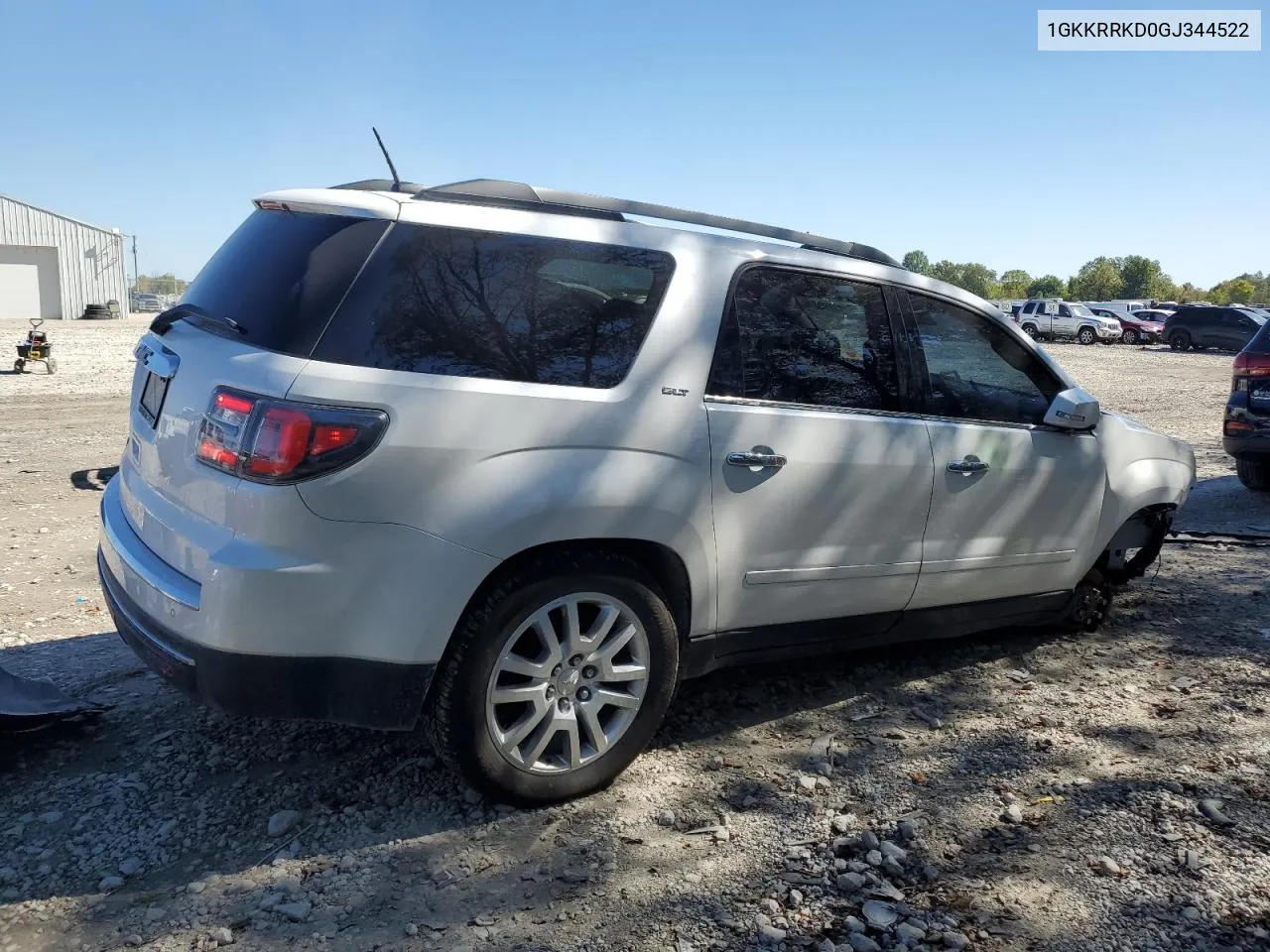 2016 GMC Acadia Slt-1 VIN: 1GKKRRKD0GJ344522 Lot: 74275334