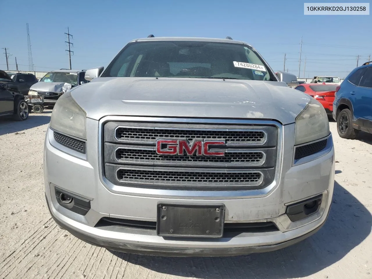 2016 GMC Acadia Slt-1 VIN: 1GKKRRKD2GJ130258 Lot: 74280284