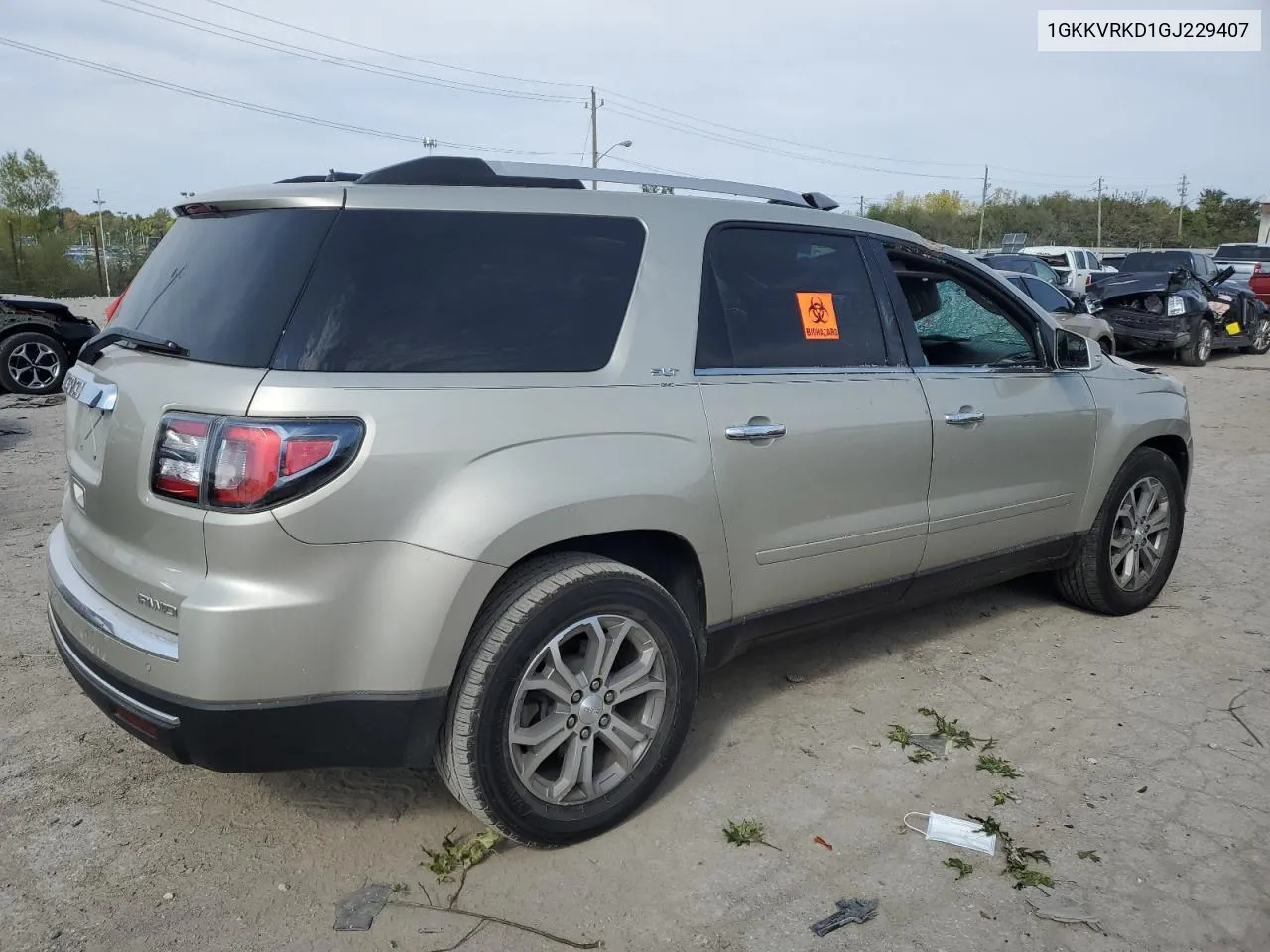 2016 GMC Acadia Slt-1 VIN: 1GKKVRKD1GJ229407 Lot: 74301674