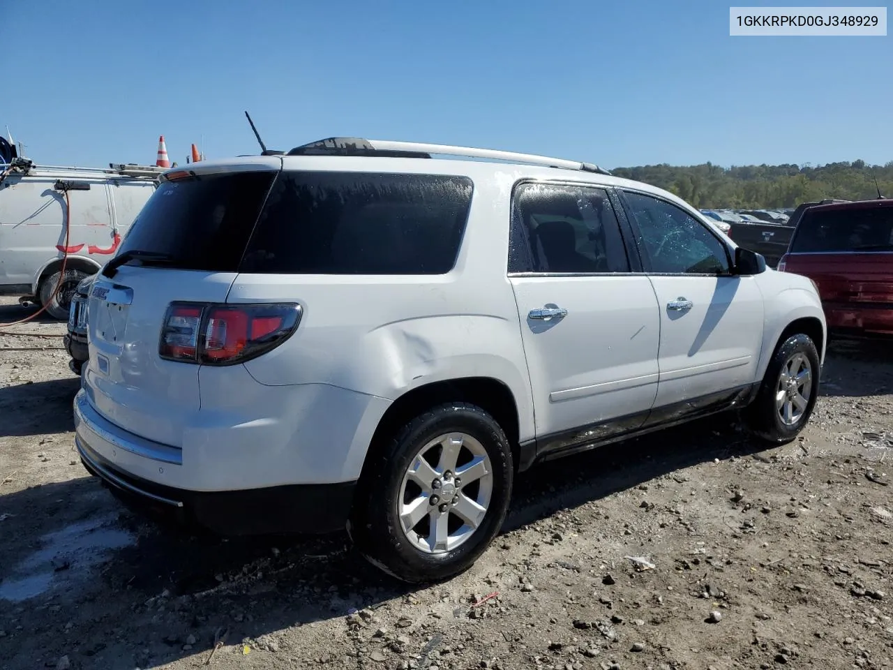 2016 GMC Acadia Sle VIN: 1GKKRPKD0GJ348929 Lot: 74618004