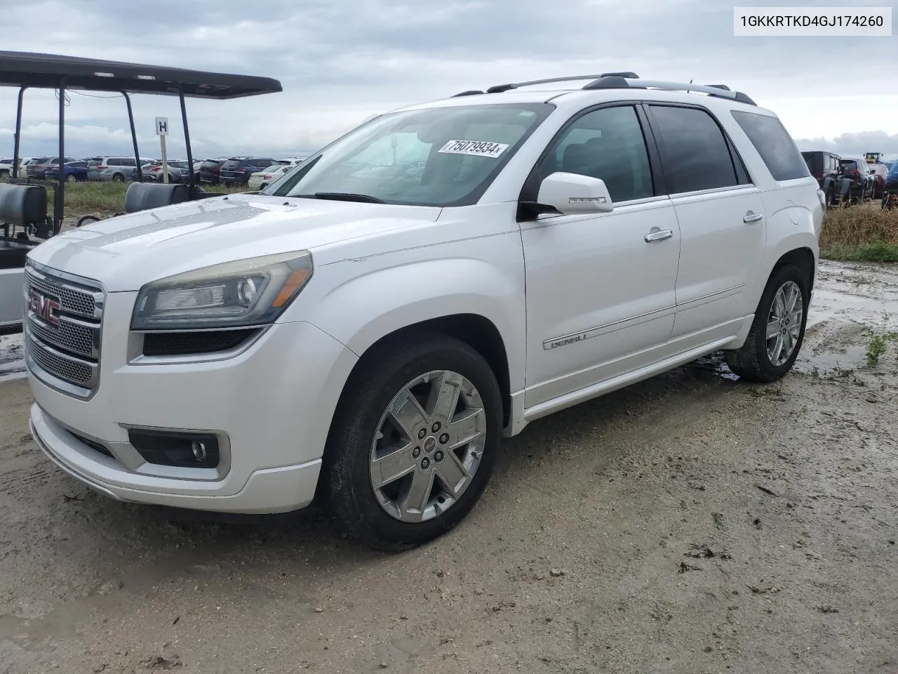 2016 GMC Acadia Denali VIN: 1GKKRTKD4GJ174260 Lot: 75079934