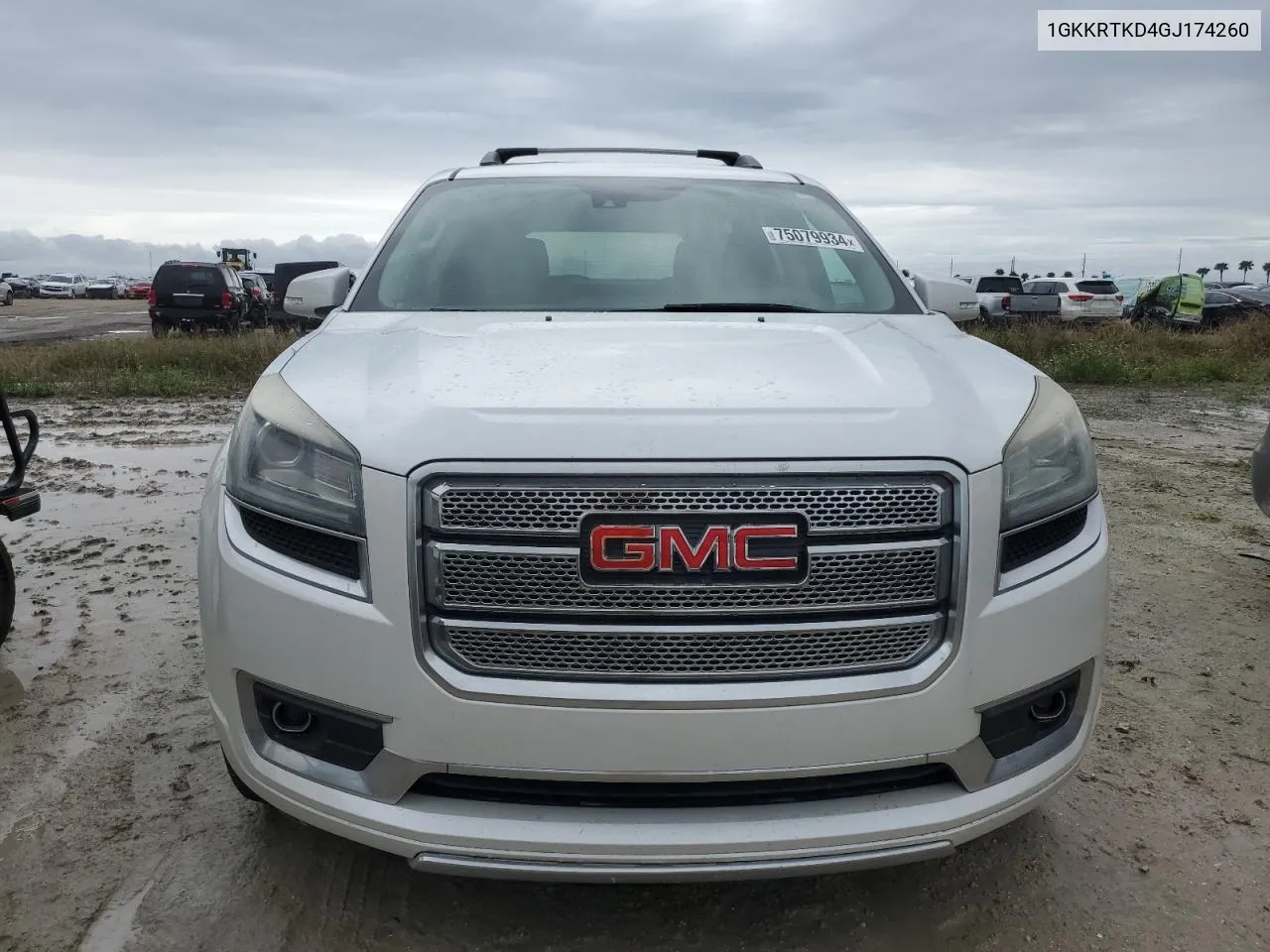 2016 GMC Acadia Denali VIN: 1GKKRTKD4GJ174260 Lot: 75079934