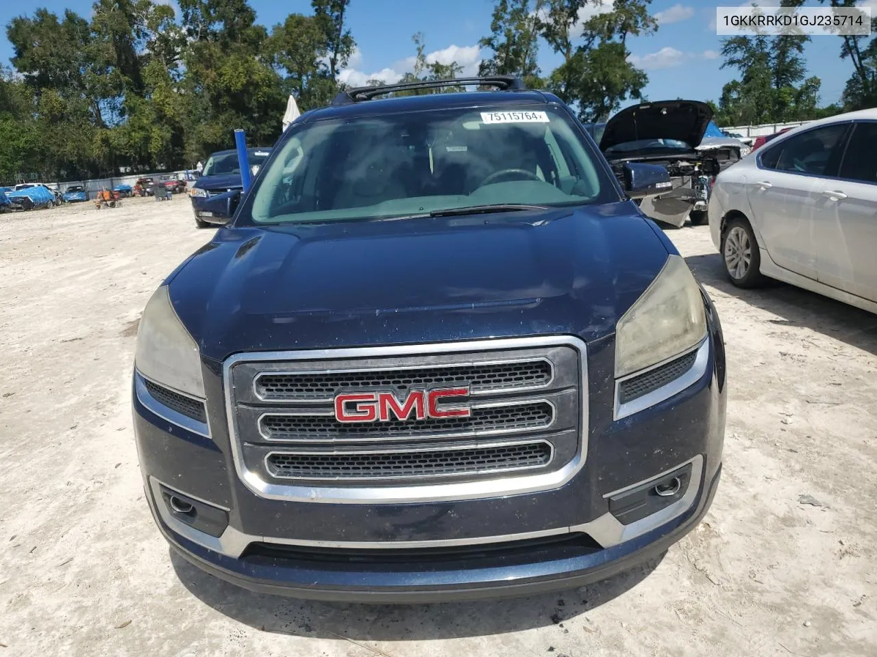 2016 GMC Acadia Slt-1 VIN: 1GKKRRKD1GJ235714 Lot: 75115764